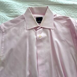 DAVID DONAHUE Pink Dress Shirt